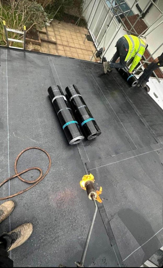 felt torch flat roof
