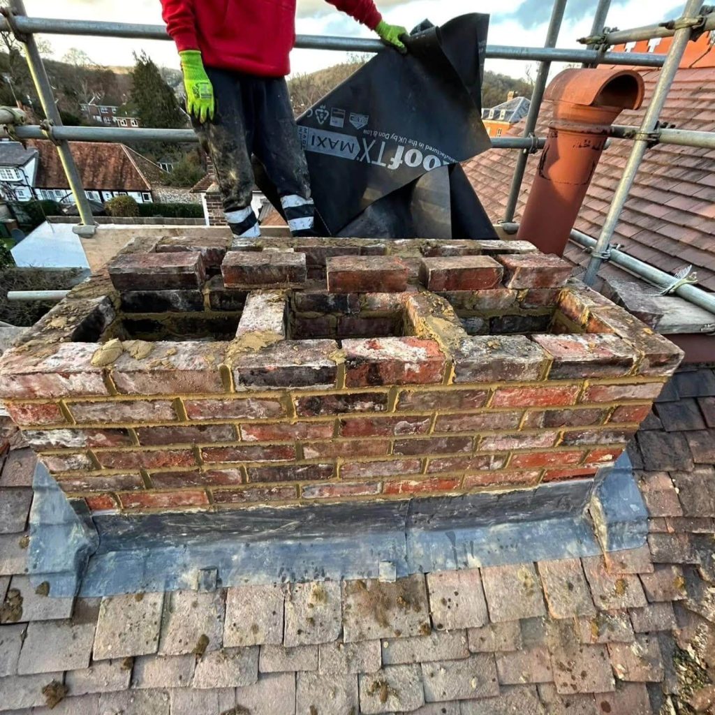 repairing a chimney stack in ireland