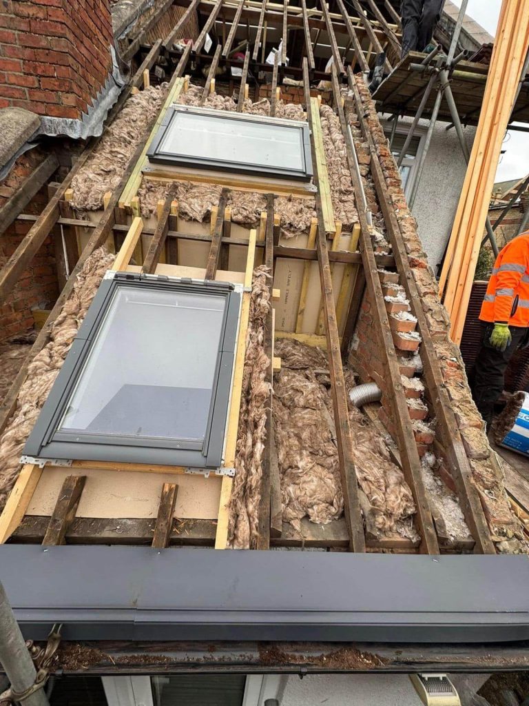 roof skylights and roof replacement